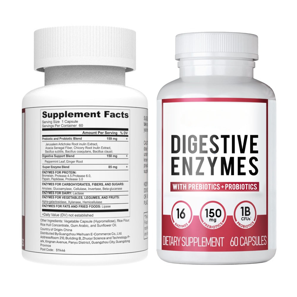 NEXTY NEST™ - DIGESTIVE ENZYMES 60CT + 60B PROBIOTIC 30CT