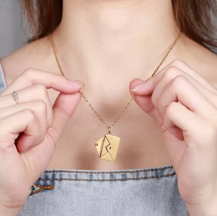 NEXTY NEST™ - ENVELOPE LOVE LETTER PENDANT NECKLACE