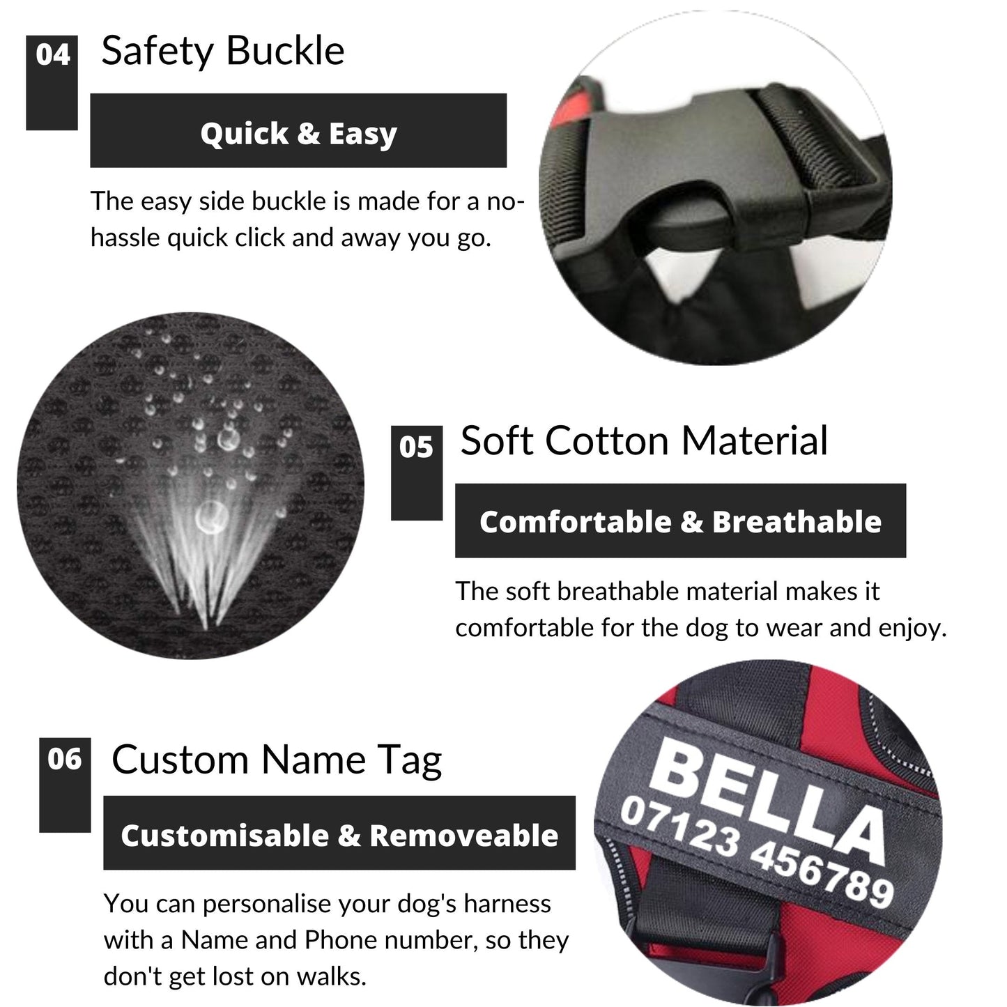 NEXTY NEST™ - CUSTOM FIT NO-PULL DOG HARNESS