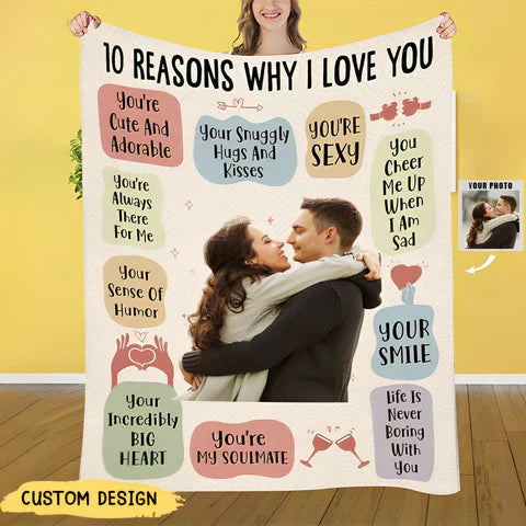 NEXTY NEST™ - 10 REASONS I ADORE MY PERSONALIZED PHOTO BLANKET