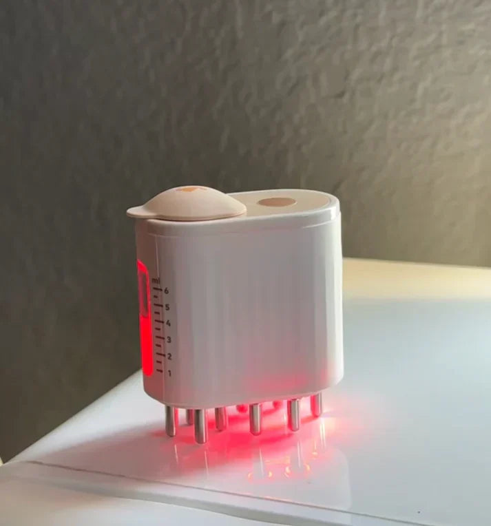 NEXTY NEST™ - RED LIGHT THERAPY ELECTRIC SCALP MASSAGER AND HAIR OIL APPLICATOR