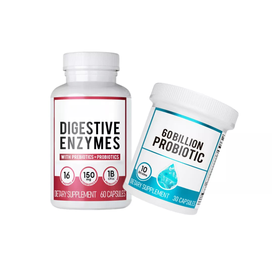 NEXTY NEST™ - DIGESTIVE ENZYMES 60CT + 60B PROBIOTIC 30CT