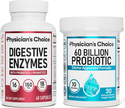 NEXTY NEST™  - DIGESTIVE ENZYMES 60CT + 60B PROBIOTIC 30CT